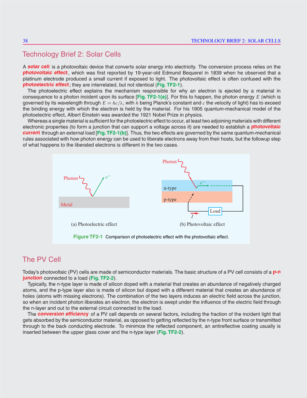 Technology Brief 2: Solar Cells the PV Cell