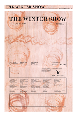 The Winter Show Special Show Section