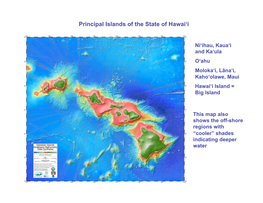 Hawaiian Ridge (WNW- Trending Islands and Atolls) and the Emperor Seamounts (N- Trending Collection of Submaring Mountains (Seamounts)