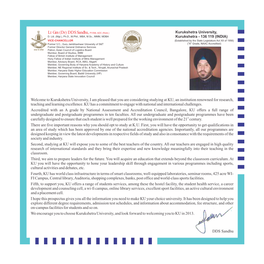 Lt Gen (Dr) DDS Sandhu, PVSM, ADC (Retd.) {Ks= |Ky Kurukshetra University, Q# ; D D
