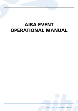 Aiba Event Operational Manual
