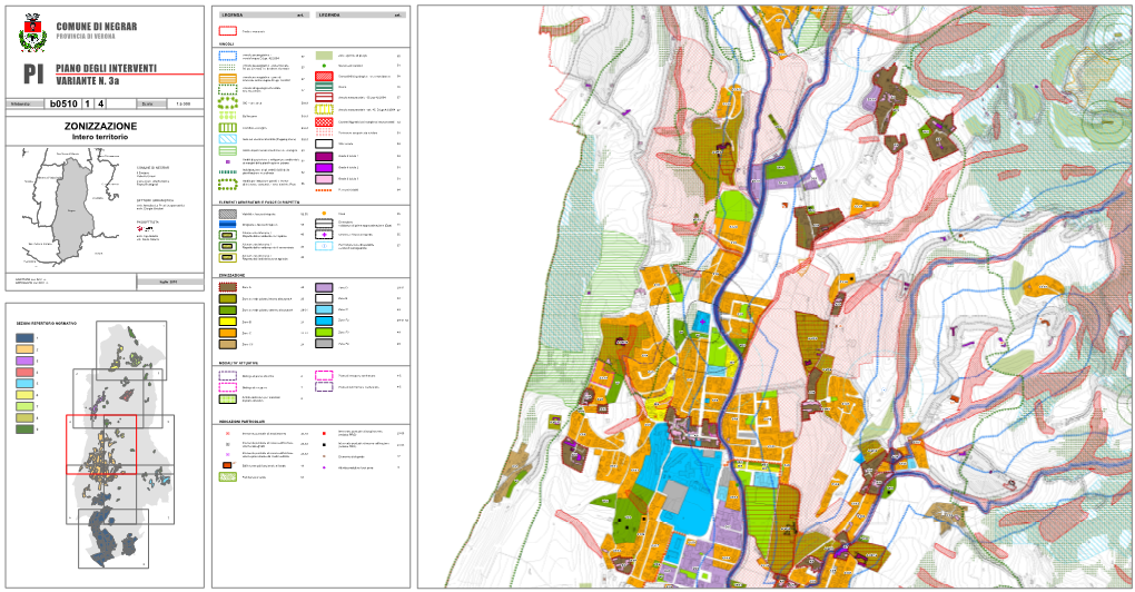 B0510 ZONIZZAZIONE COMUNE DI NEGRAR PIANO DEGLI INTERVENTI PI VARIANTE N. 3A