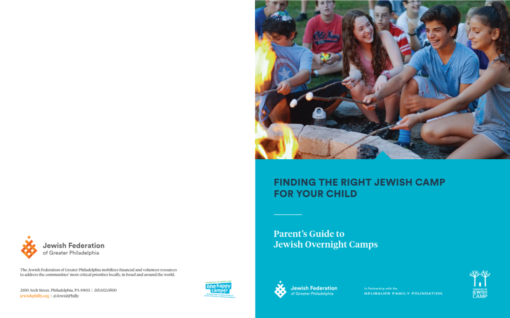 Parent's Guide to Jewish Camp