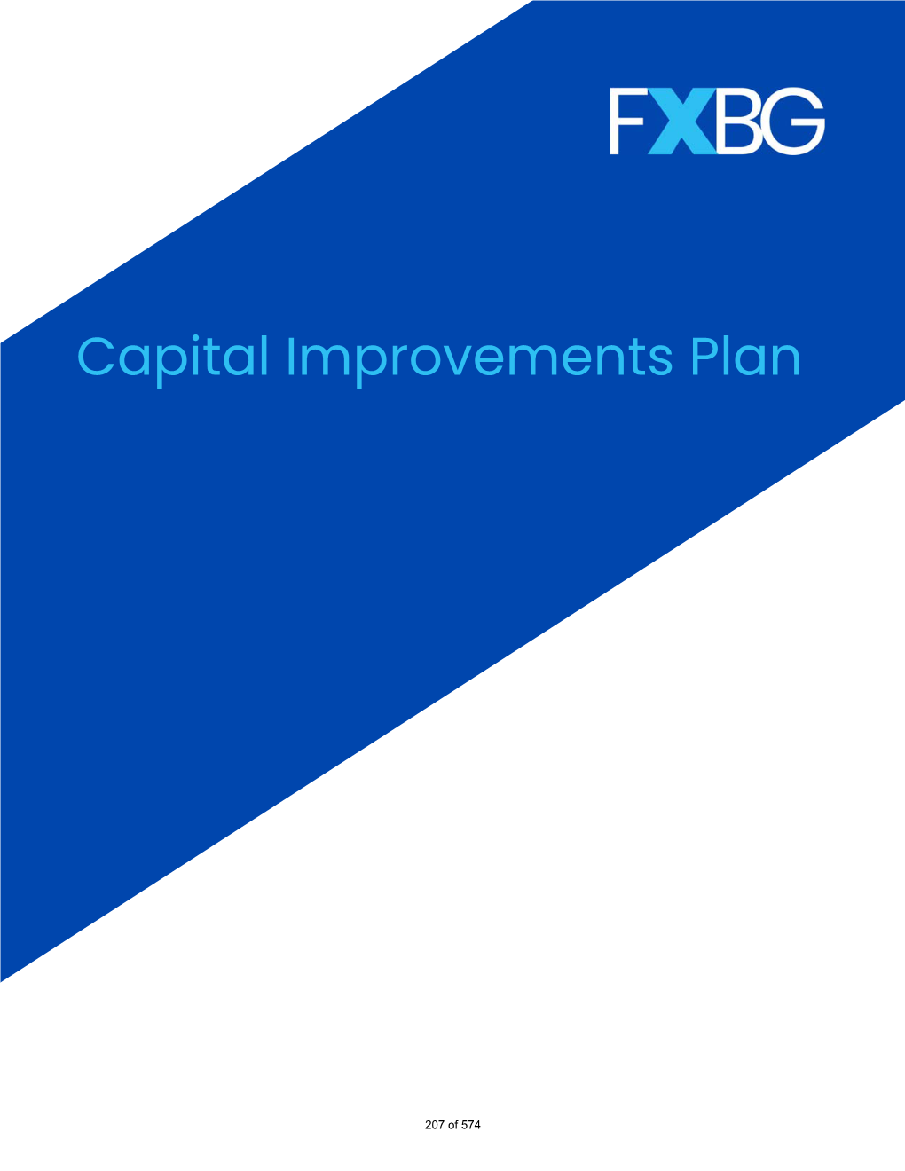 Capital Improvements Plan