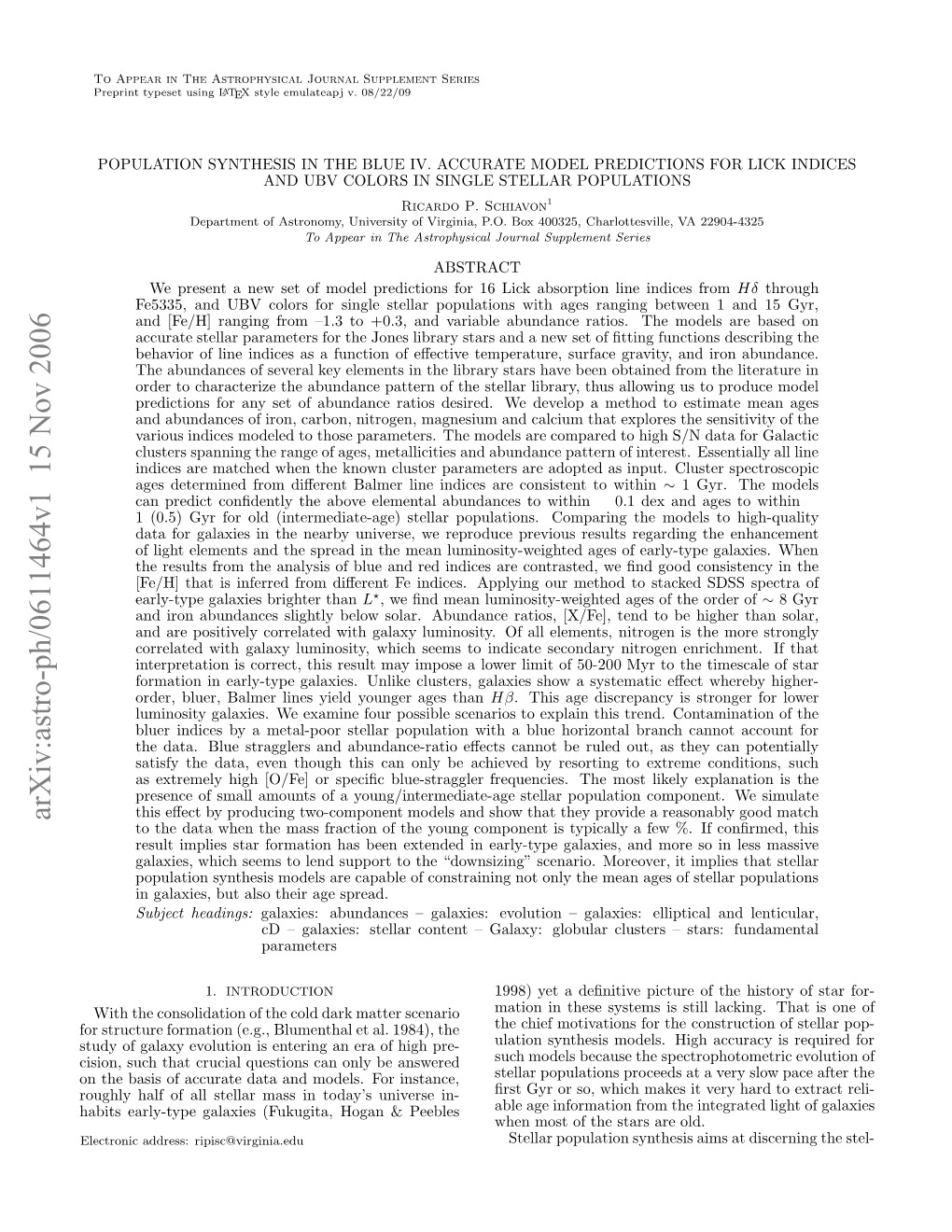 Population Synthesis in the Blue IV: Accurate Model Predictions for Lick