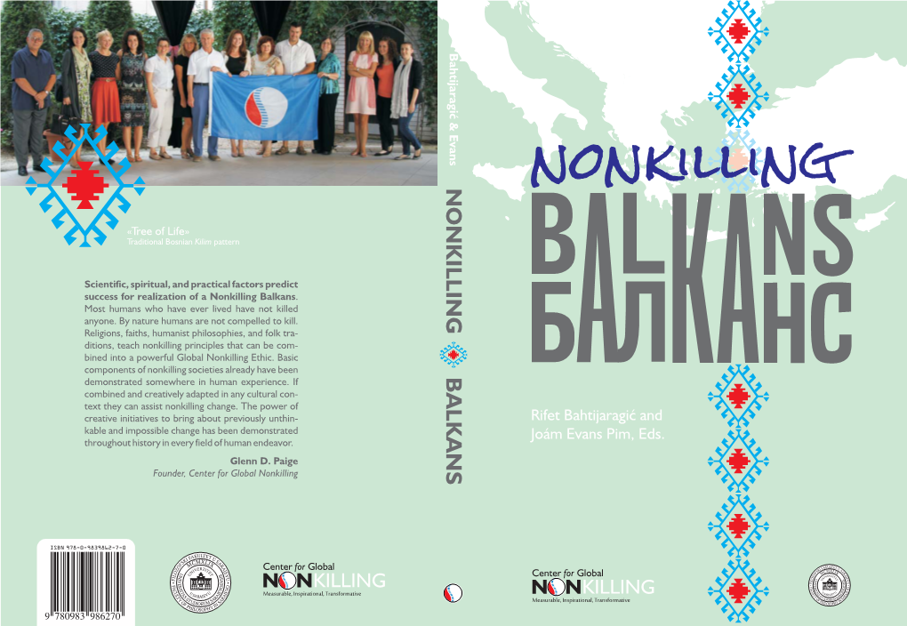 Sarajevo Declaration for a Nonkilling Balkans 9