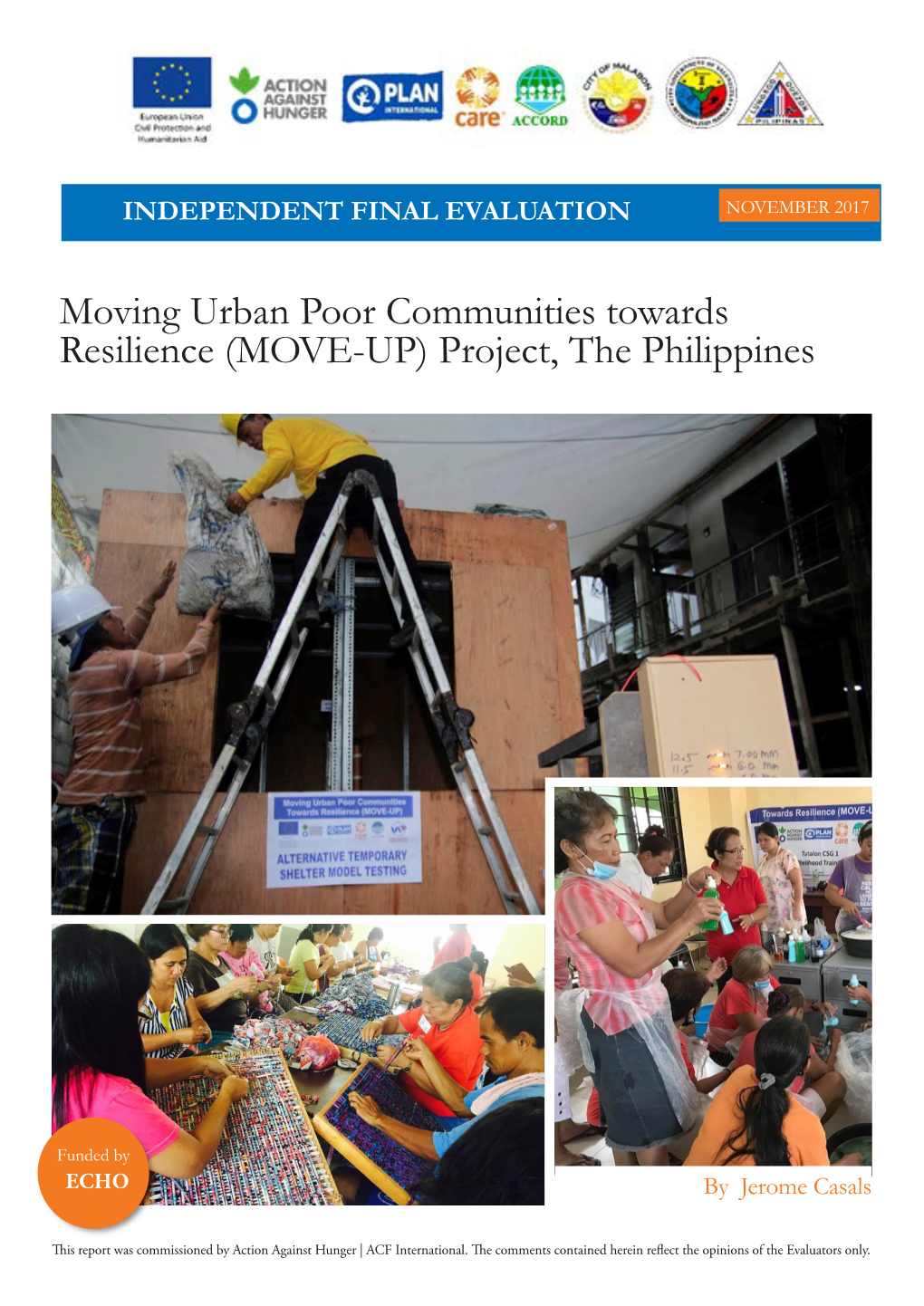 Moving Urban Poor Communities Towards Resilience (MOVE-UP) Project, the Philippines