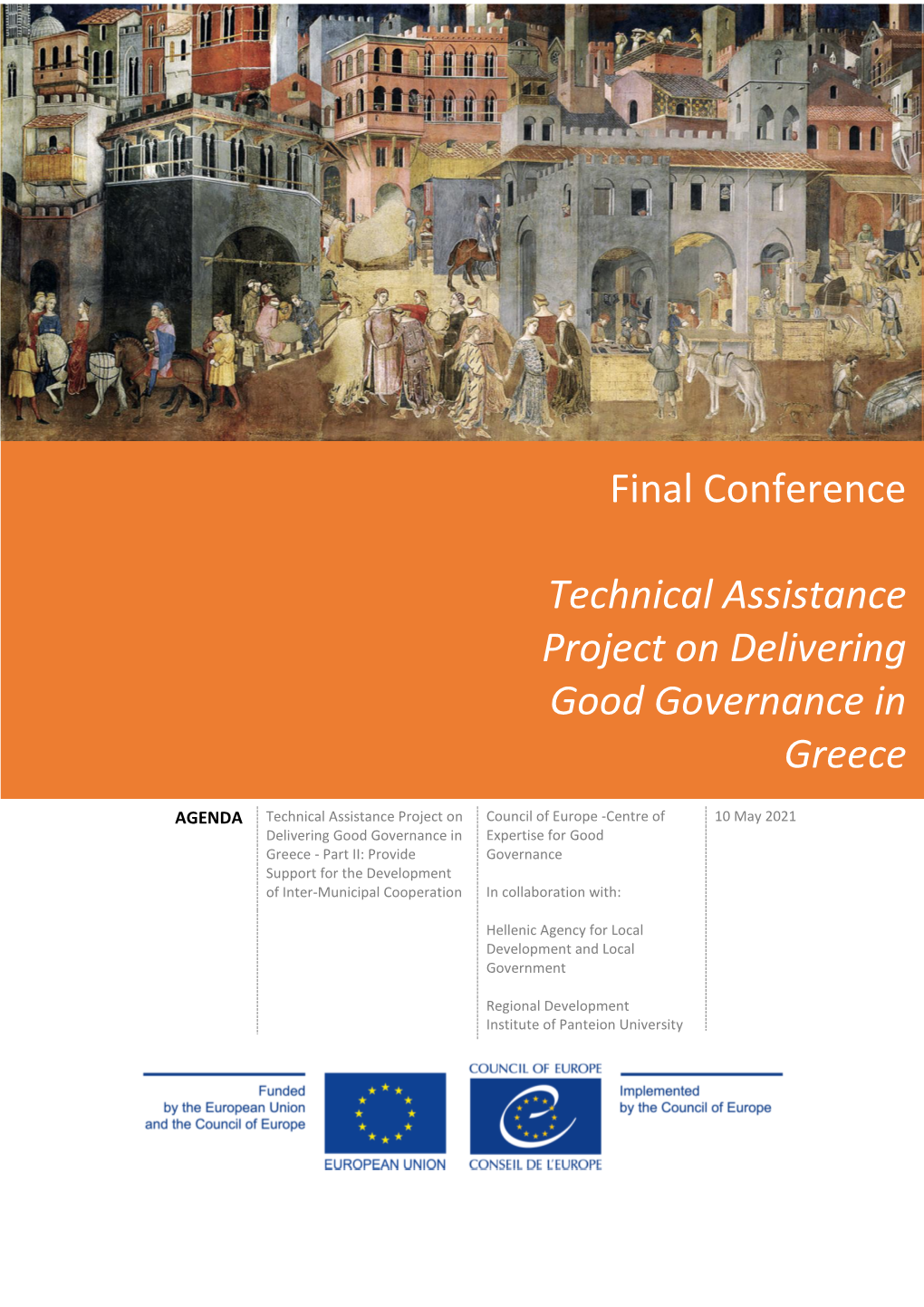Final Conference Technical Assistance Project on Delivering
