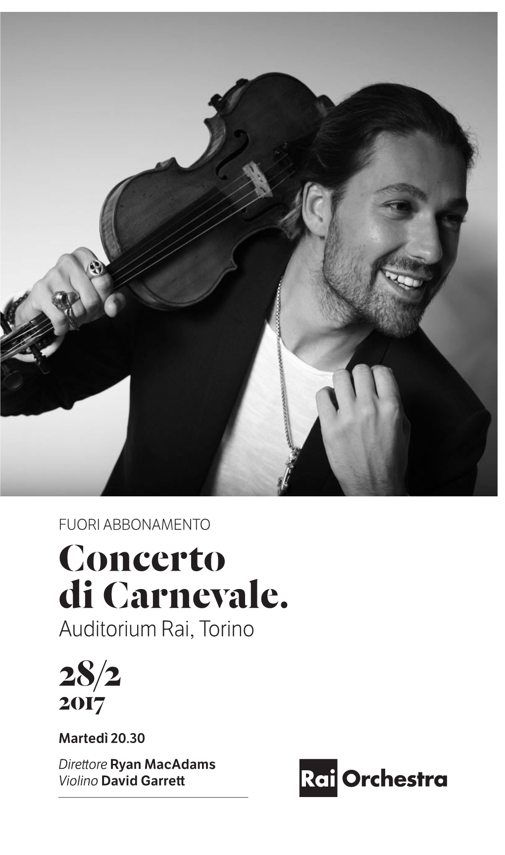 David Garrett FUORI ABBONAMENTO