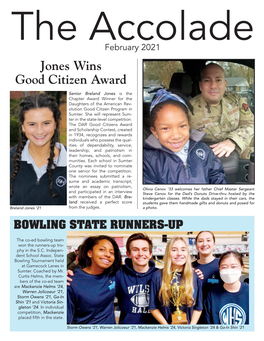 Jones Wins Good Citizen Award