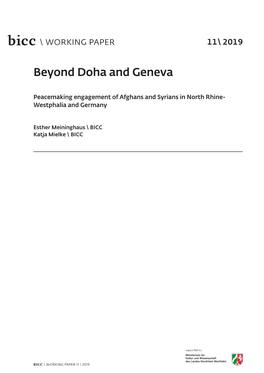 Beyond Doha and Geneva