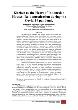 Re-Domestication During the Covid-19 Pandemic