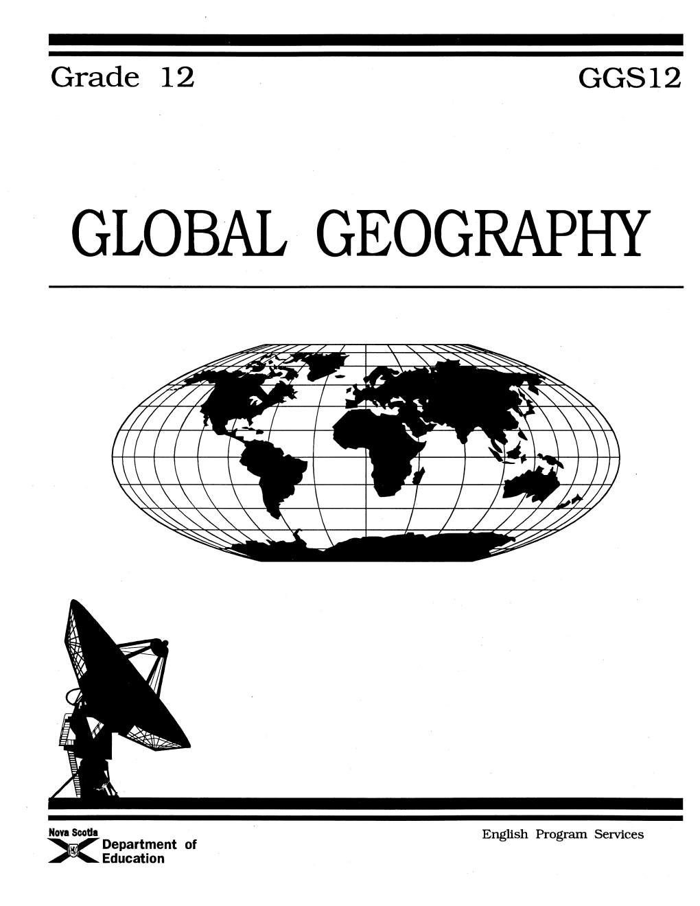 Teaching/Learning Activities for Global Geography