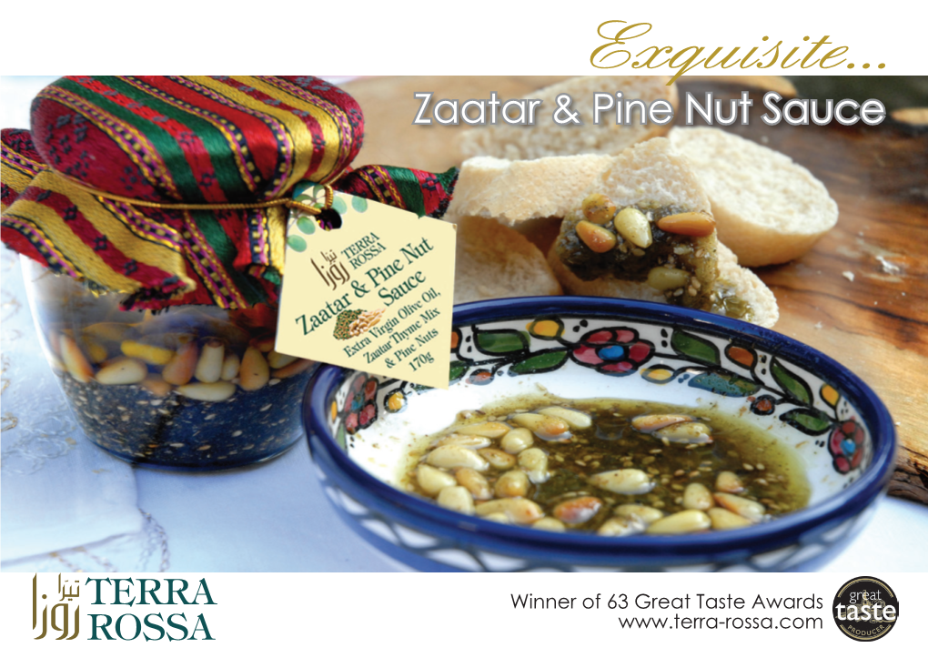 Zaatar & Pine Nut Sauce