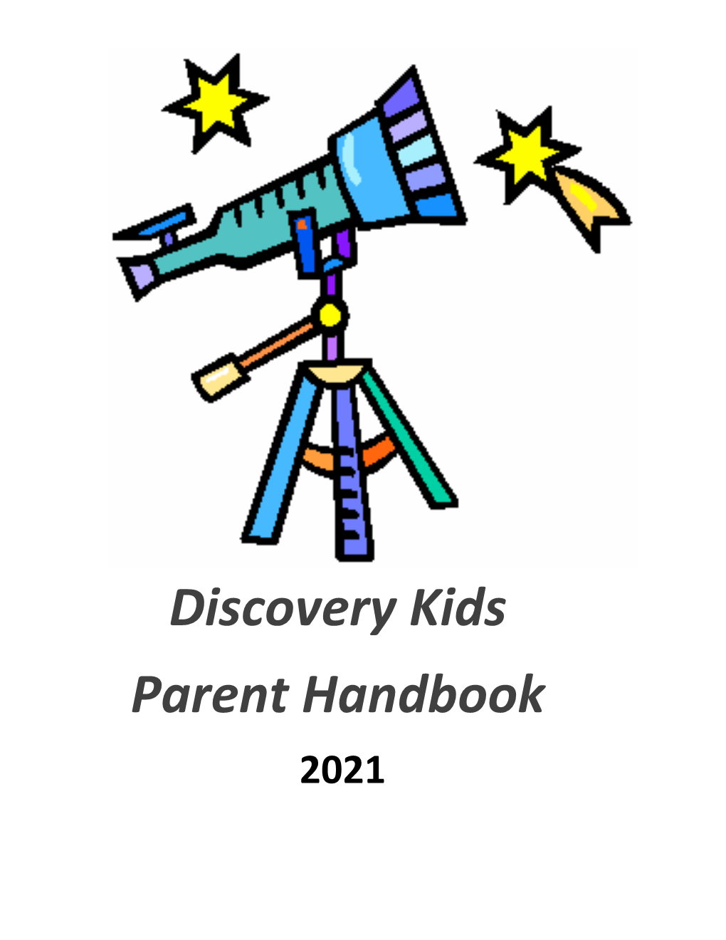 Discovery Kids Parent Handbook 2021