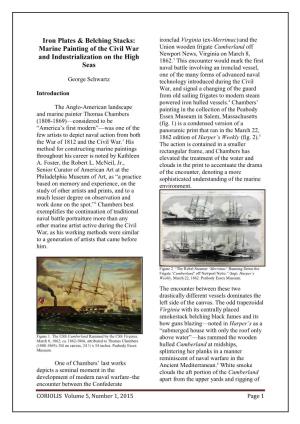 Marine Painting of the Civil War and Industrialization on the High Seas