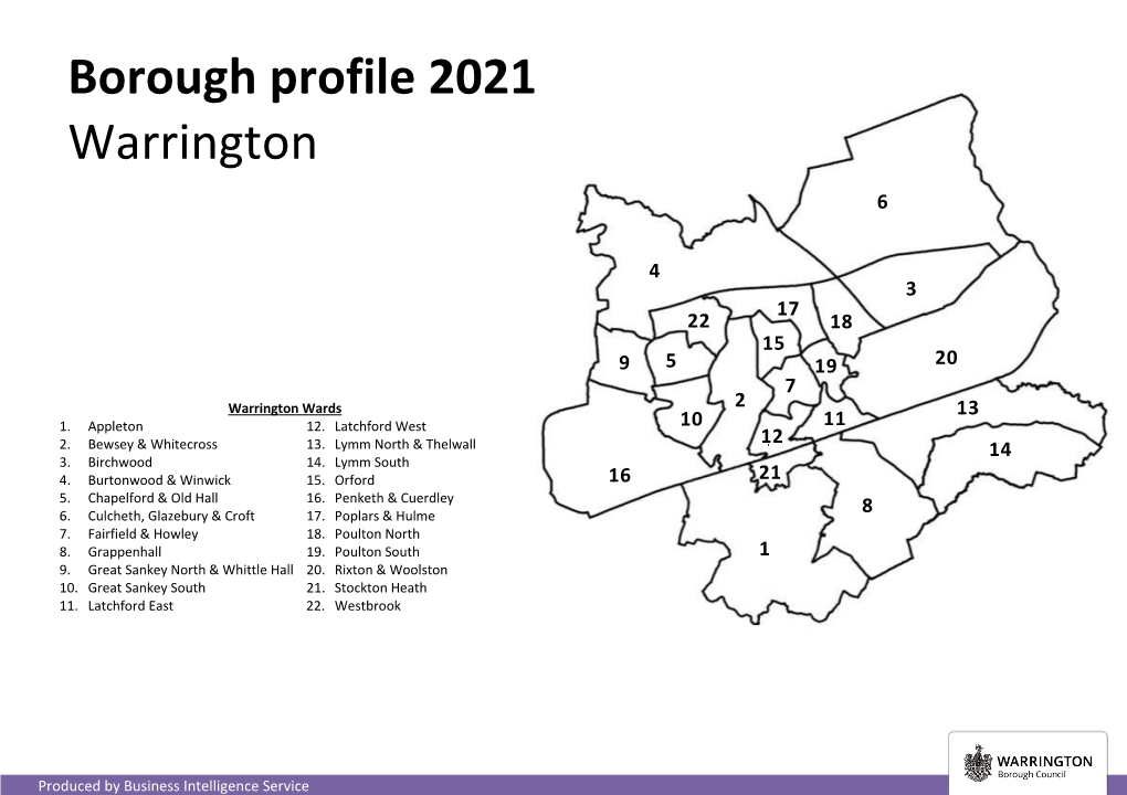 Warrington Borough Profile 2021