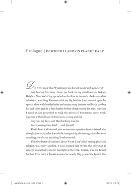 Prologue | in WHICH I LAND on PLANET EARP