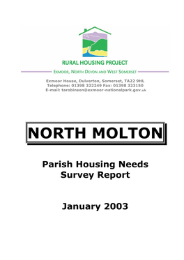 North Molton Report 2003