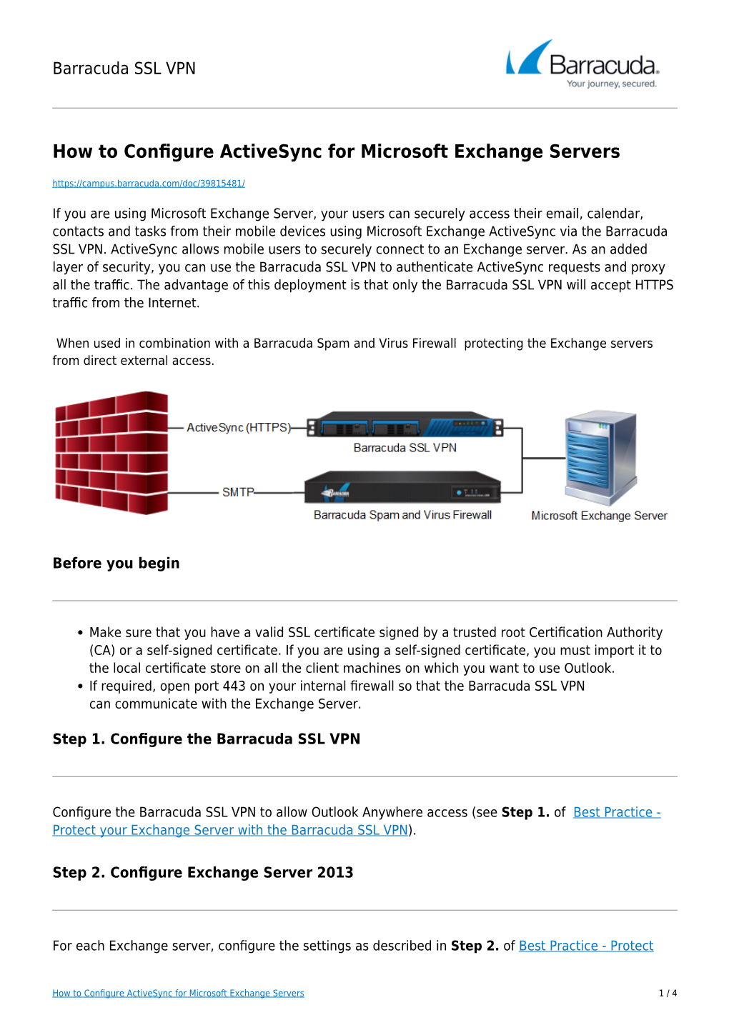 How to Configure Activesync for Microsoft Exchange Servers