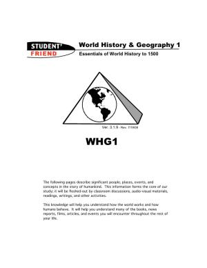 World History & Geography 1