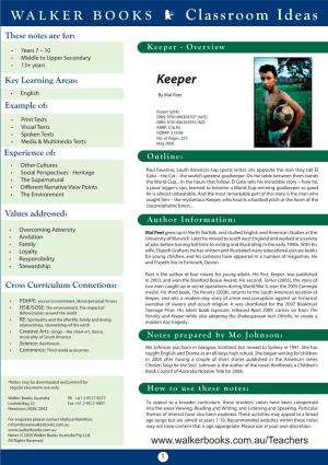 Keeper-Classroom-Ideas.Pdf