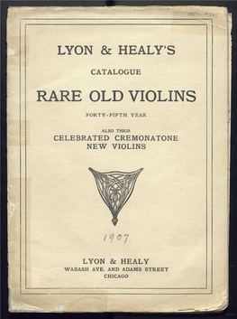 Rare Old Violins
