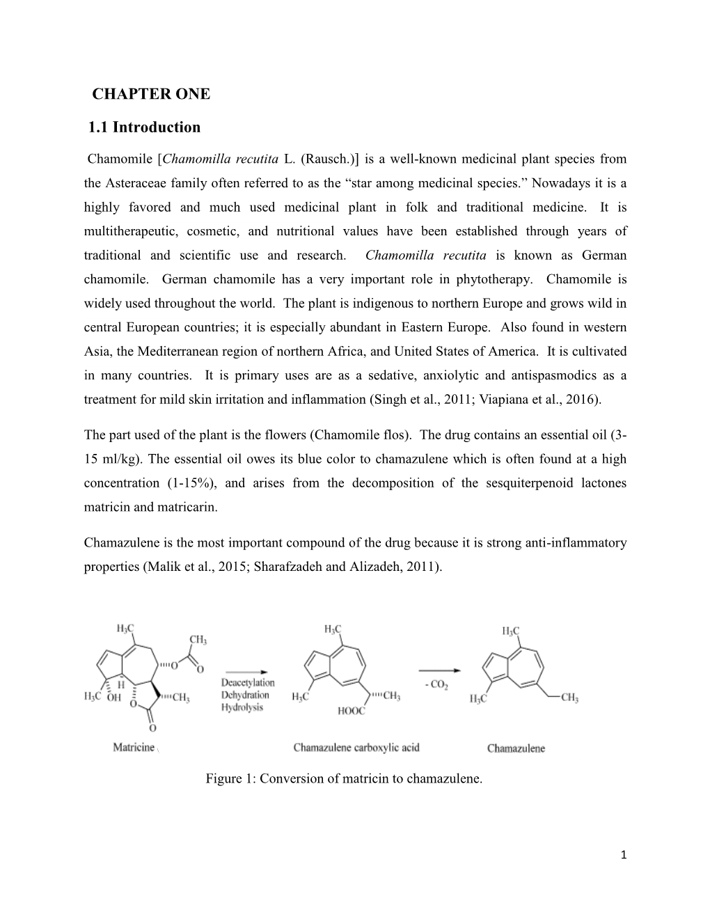 CHAPTER ONE 1.1 Introduction