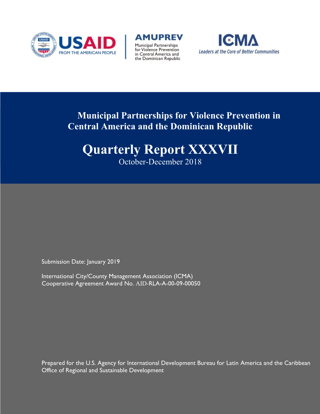 Municipal Partnerships for Violence Prevention in Central America and the Dominican Republic