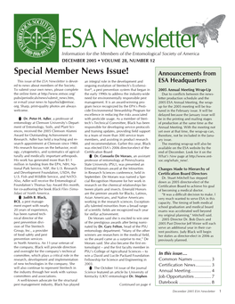 Special Member News Issue!