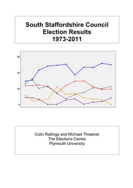 South Staffordshire Council Election Results 1973-2011