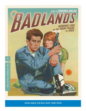 AVAILABLE on BLU-RAY and DVD! the CRITERION COLLECTION PRESENTS Badlands