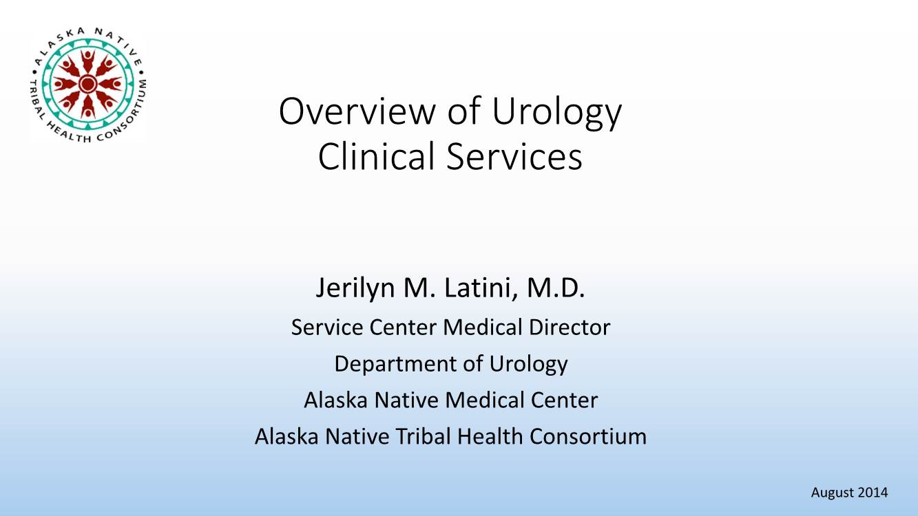 Overview of Urology Clinical Services