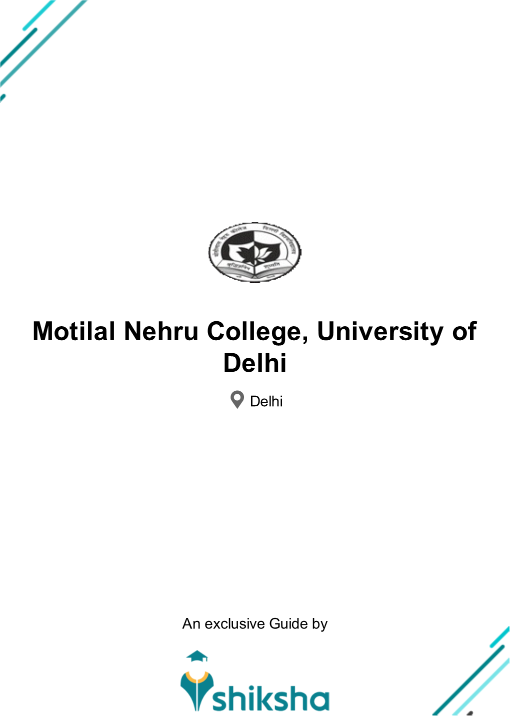 Motilal Nehru College, University of Delhi