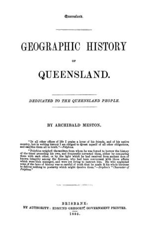 Geographic History of Queensland
