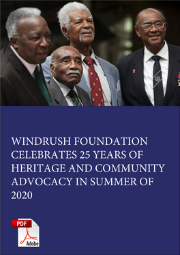 Windrush Foundation Celebrates 25 Years Of