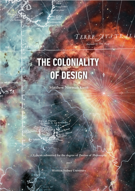 The Coloniality of Design