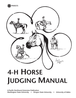 4-H Horse Judging Manual