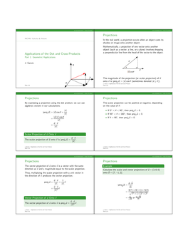 Geometric Applications of Dot/Cross Products