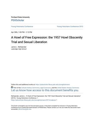 The 1957 Howl Obscenity Trial and Sexual Liberation