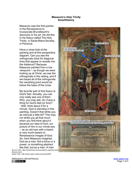 ARTH206-Masaccio's Holy Trinity-Article-Upload