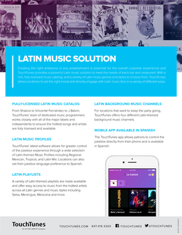 Latin Music Solution