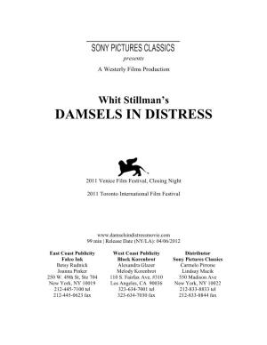 Whit Stillman's DAMSELS in DISTRESS