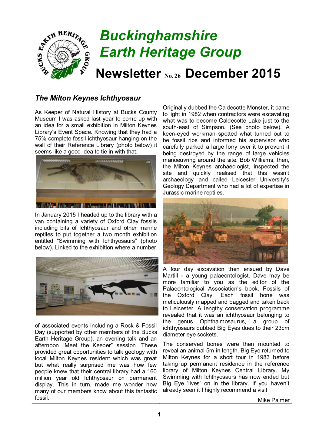 Newsletter: Dec. 2015