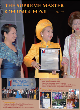 Kunjungan Maha Guru Ching Hai Ke Filipina Dan Laporan Penghargaan Perdamaian Gusi 2006 • PERISTIWA BERSEJARAH: Meditasi Untuk Perdamaian Dunia Wejangan Guru