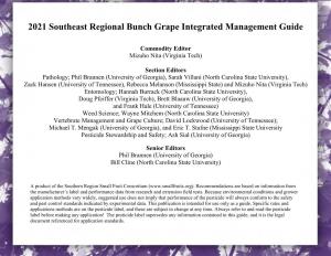 Bunch Grape Integrated Management Guide