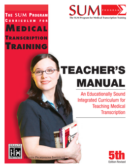 Teacher's Manual