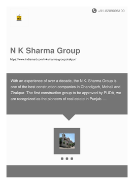 N K Sharma Group
