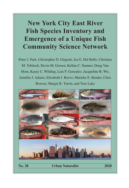 New York City East River Fish Species Inventory and Emergence of a Unique Fish Community Science Network