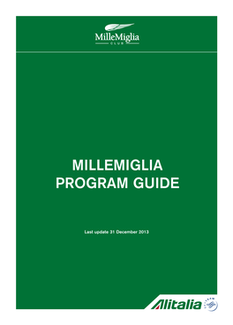 Millemiglia Program Guide